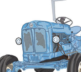 Blue Tractor Card