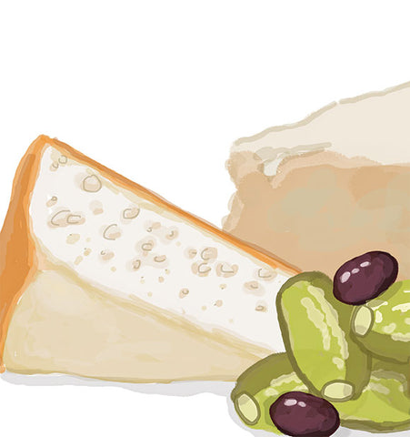 Cheese & Olives Card