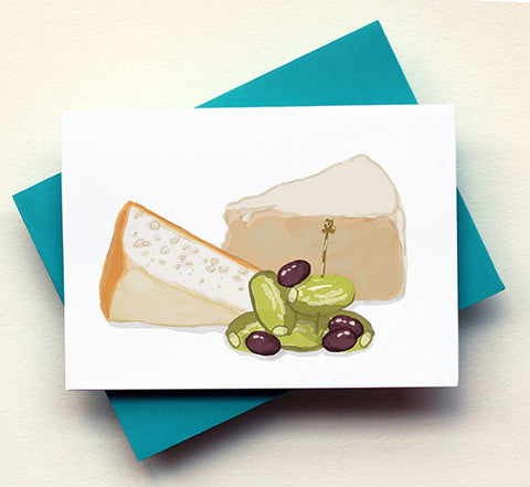 Cheese & Olives Card