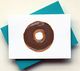 Chocolate Doughnut Card