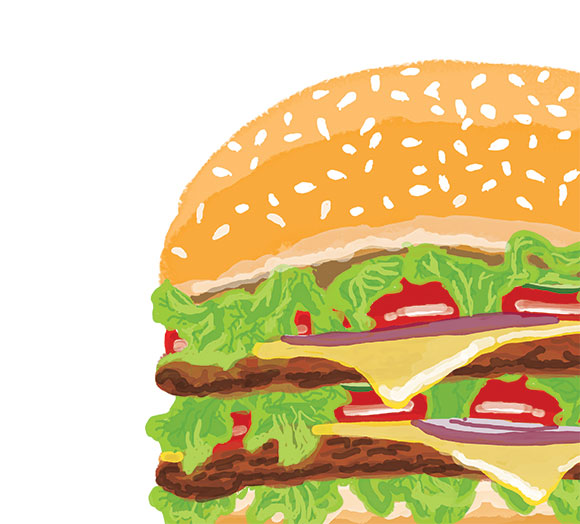 Hamburger Card