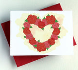Rose Heart Card