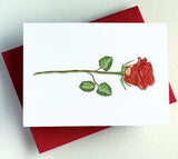 Red Rose Card