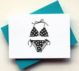 Black Bikini Card