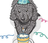 Dog Birthday Card Zoom