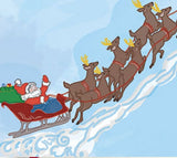 Santa Reindeer Card Zoom