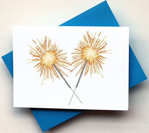 Sparkler Card