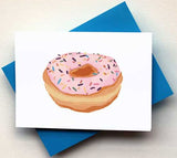 Strawberry Doughnut Card