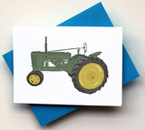 Green Tractor Card