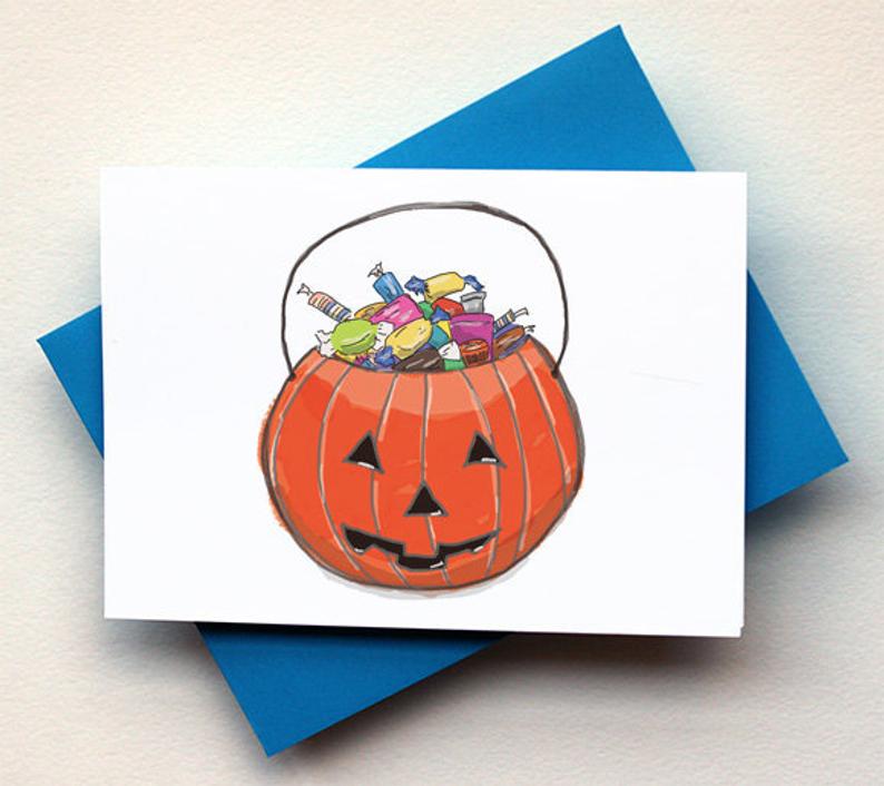 Trick or Treat Pumpkin Bucket