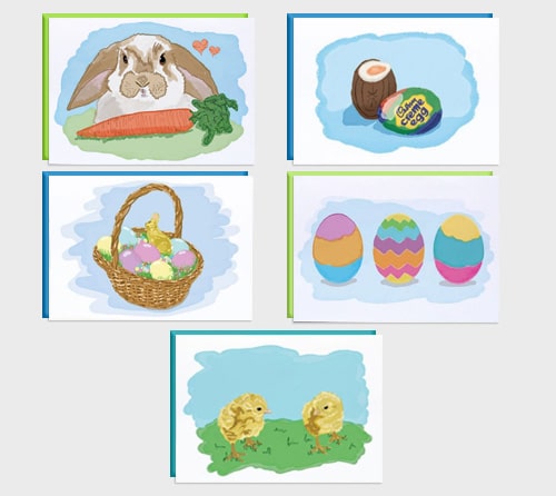 Easter Greeting Card Set