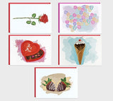 Valentine Greeting Card Set