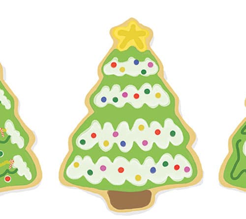 Christmas Tree Cookies