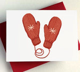 Winter Mittens Card