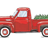 Red Christmas Truck