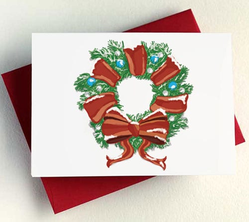 Christmas Wreath Card